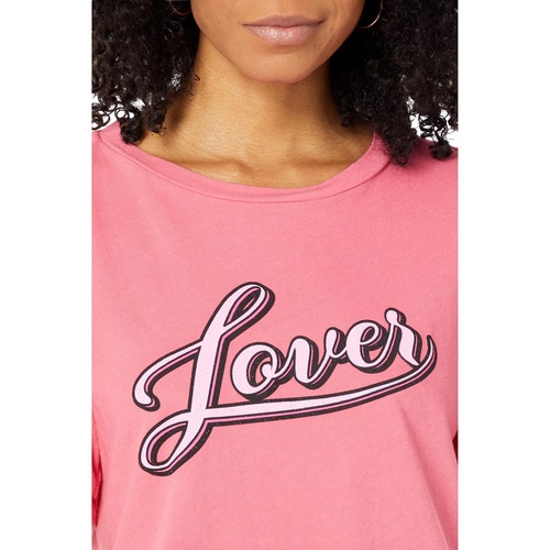  LAmade Lover Graphic Crop Band Tee with Give Back