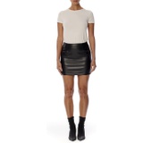 LBLC The Label Abby Faux Leather Skirt