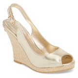 Lilly Pulitzer Kristin Slingback Wedge Sandal_GOLD METALLIC LEATHER