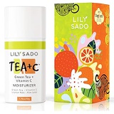 LILY SADO TEA+C Green Tea and Vitamin C Face Moisturizer - Natural Organic Vegan Facial Cream - Best Antioxidant, Anti-Wrinkle Moisturizing Lotion - Softens, Hydrates, Firms & Tone