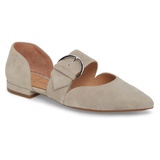 Linea Paolo Dean Pointy Toe Flat_DOVE SUEDE