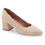 Linea Paolo Briana Pointed Toe Pump_SHELL SUEDE