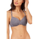 LIVELY The Lace No-Wire Push-Up Bra_SMOKE