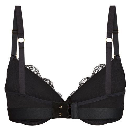  LIVELY The Lace T-Shirt Underwire Bra_JET BLACK