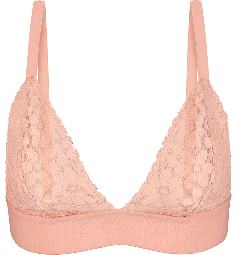  LIVELY The Floral Lace Bralette_SHELL PINK