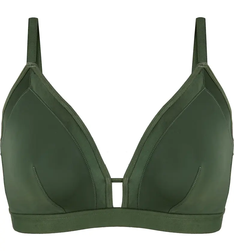 LIVELY The Luxe Trim Busty Bralette_RICH OLIVE