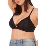 LIVELY The Palm Lace Busty Bralette_JET BLACK