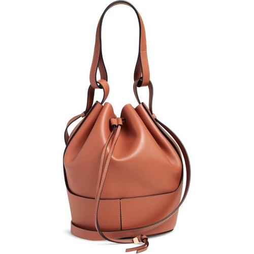 로에베 Loewe Balloon Leather Bucket Bag_TAN