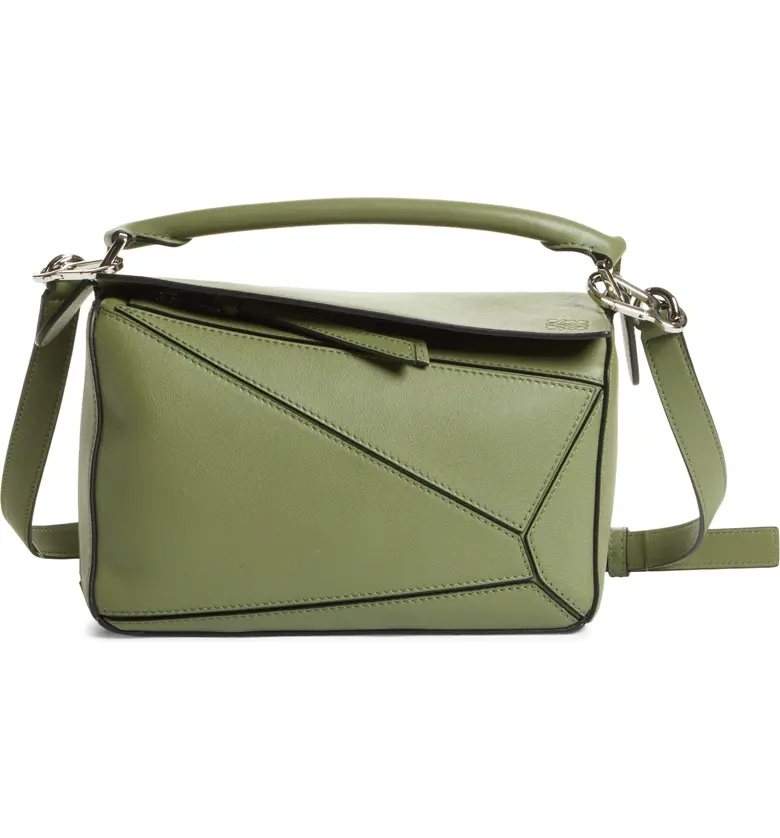 Loewe Puzzle Small Shoulder Bag_AVOCADO GREEN