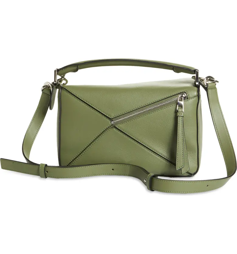 로에베 Loewe Puzzle Small Shoulder Bag_AVOCADO GREEN