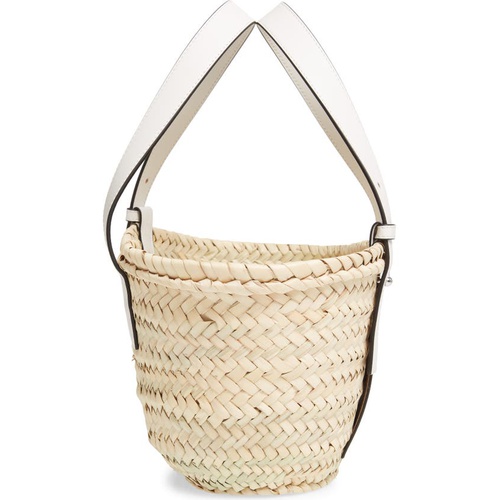 로에베 Loewe Basket Small Tote_NATURAL/ WHITE