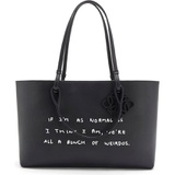 Loewe Words Eastu002FWest Leather Tote_BLACK