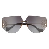 Loewe 71mm Oversize Rimless Sunglasses_ENDURA GOLD/ SMOKE GRADIENT