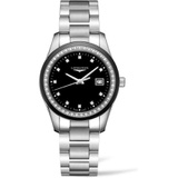 Longines Conquest Classic Diamond Bracelet Watch, 36mm_SILVER/ BLACK