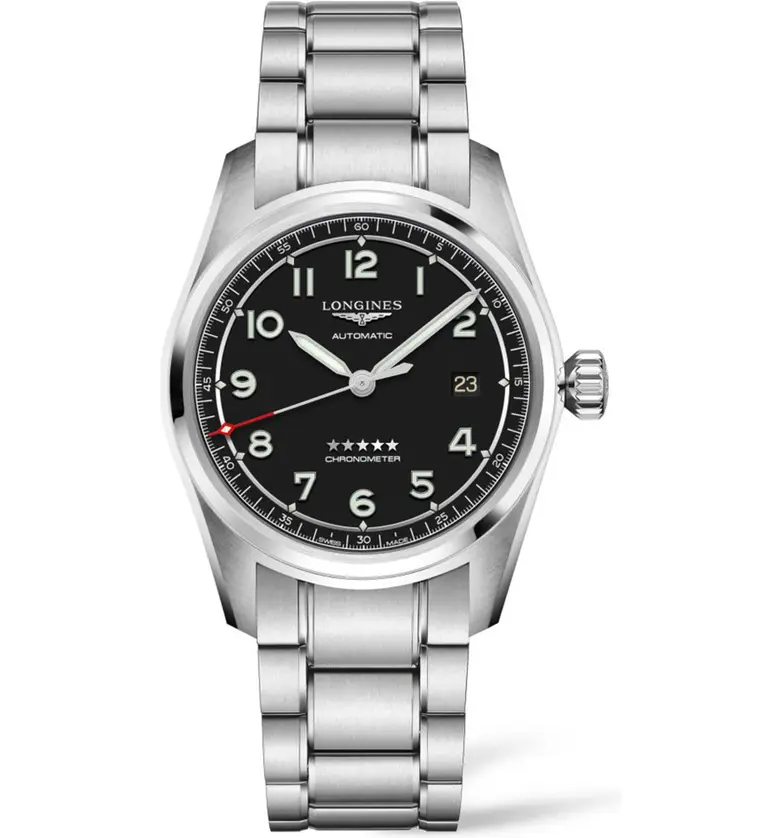 Longines Bracelet Watch, 23.3mm x 37mm_BLACK/ SILVER