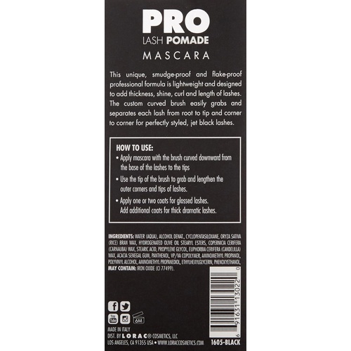  LORAC PRO Lash Pomade Mascara, Black