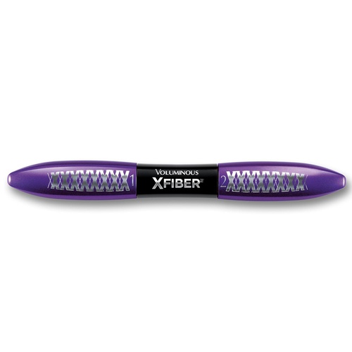  LOreal Paris Voluminous X Fiber Washable Mascara, Blackest Black, 1 Tube