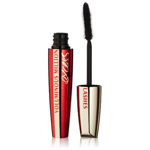  LOreal Paris Voluminous Million Lashes Excess Washable Mascara, Blackest Black, 0.31 fl; oz.