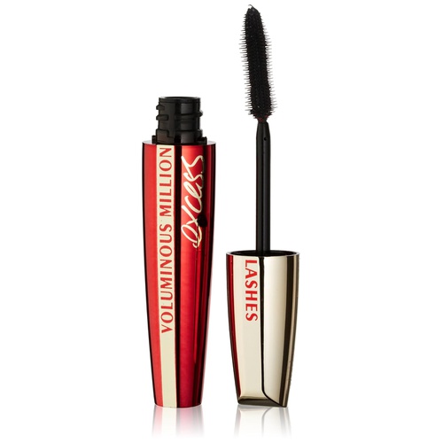  LOreal Paris Voluminous Million Lashes Excess Washable Mascara, Blackest Black, 0.31 fl; oz.