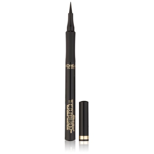  LOreal Paris Makeup Infallible Super Slim Long-Lasting Liquid Eyeliner, Ultra-Fine Felt Tip, Quick Drying Formula, Glides on Smoothly, Black, Pack of 1