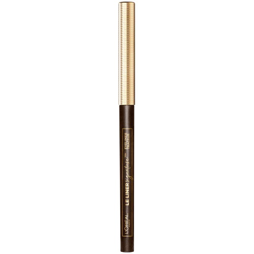  LOreal Paris Makeup Le Liner Signature Mechanical Eyeliner, Easy-Glide, Smudge Resistant, Bold Color, Long Lasting, Waterproof Eyeliner, Brown Denim, 0.011 oz., 1 count