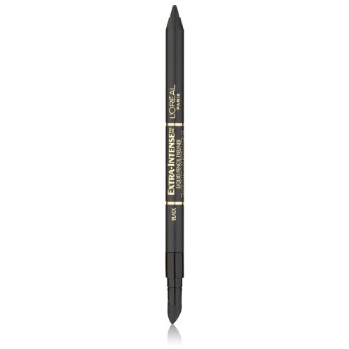  LOreal Paris Extra-Intense Pencil Eyeliner, Black, 0.03 oz. (Packaging May Vary)