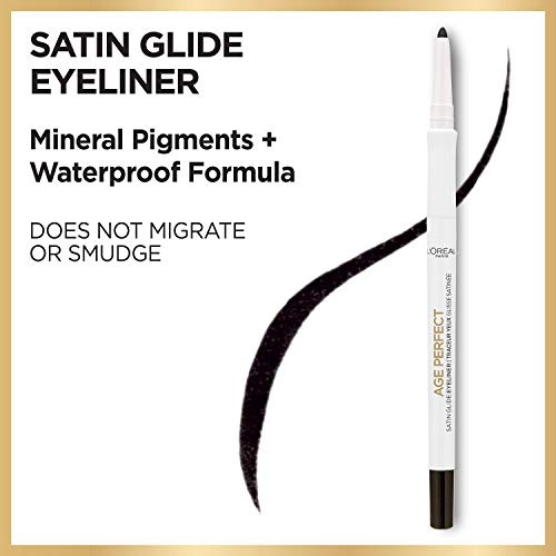  LOreal Paris Age Perfect Satin Glide Eyeliner with Mineral Pigments, Brown