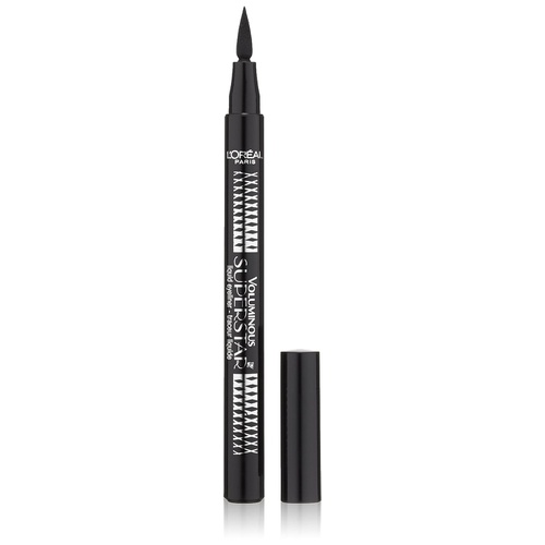  LOreal Paris Voluminous Superstar Liquid Eyeliner Pen, Black [202] 0.056 oz