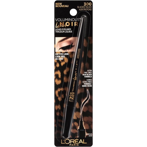  LOreal Paris Voluminous Smoldering Eyeliner, Blackest Black (Packaging May Vary)