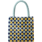 LULU Beaded Gingham Tote