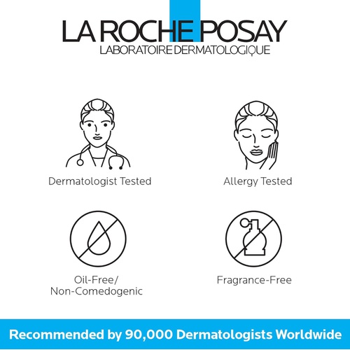  La Roche-Posay Anthelios 100% Mineral Sunscreen Moisturizer with Hyaluronic Acid, Broad Spectrum SPF 30 Face Sunscreen with Zinc Oxide & Titanium Dioxide, 1.7 fl. oz.