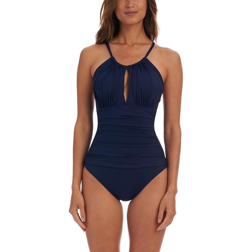  La Blanca Island Goddess High Neck Mio One-Piece