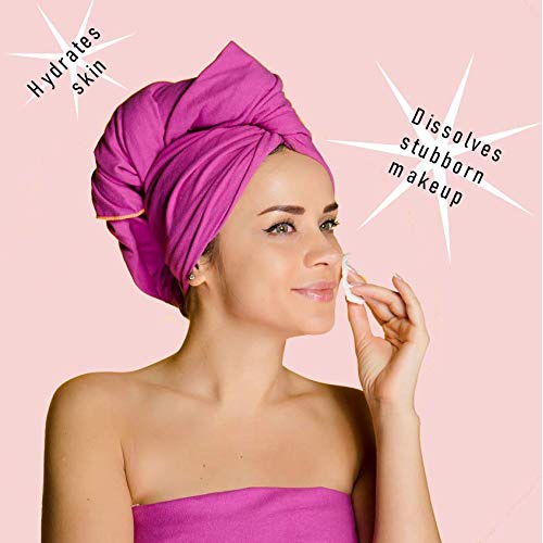  La Fresh Makeup Remover Cleansing Travel Wipes Natural, Biodegradable, Waterproof, Facial Towelettes With Vitamin E Individually Wrapped & Sealed Packets (50 Count)