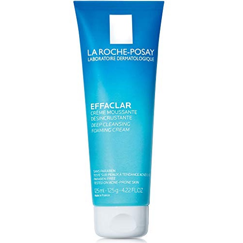  La Roche-Posay Effaclar Deep Cleansing Foaming Cream Cleanser, 4.2 Fl oz.