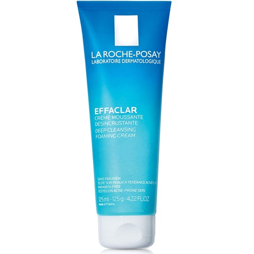  La Roche-Posay Effaclar Deep Cleansing Foaming Cream Cleanser, 4.2 Fl oz.