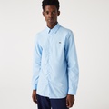 Lacoste Mens Slim Fit Stretch Cotton Poplin Shirt