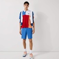Menu2019s Lacoste SPORT Contrasting Elasticized Waist Jacquard Shorts