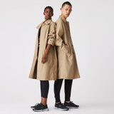 Lacoste Unisex Long Light Water-Resistant Buttoned Parka