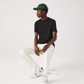 Lacoste Mens Crew Neck Organic Cotton Pique Blend T-Shirt