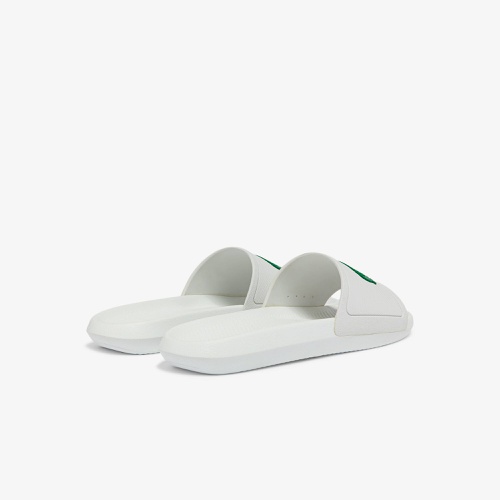 라코스테 Lacoste Mens Croco Water-repellent Synthetic Slides