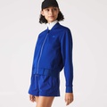 Lacoste Womenu2019s Two-Ply Stretch Teddy Jacket