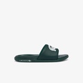 Lacoste Mens Croco Dualiste Synthetic Logo Strap Slides