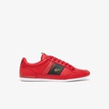 Lacoste Mens Chaymon Leather and Carbon Fiber Sneakers