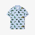 Lacoste Mens Regular Fit Crocodile Print Polo