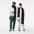 Lacoste Unisex Ribbed Wool Beanie And Scarf Gift Set