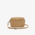 Lacoste Womens Monogram Zip Crossover Bag