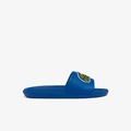 Lacoste Mens Croco Synthetic Logo Strap Slides