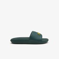 Mens Lacoste Croco Synthetic Slides