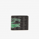 Lacoste Menu2019s The Blend Monogram Print Folding Wallet