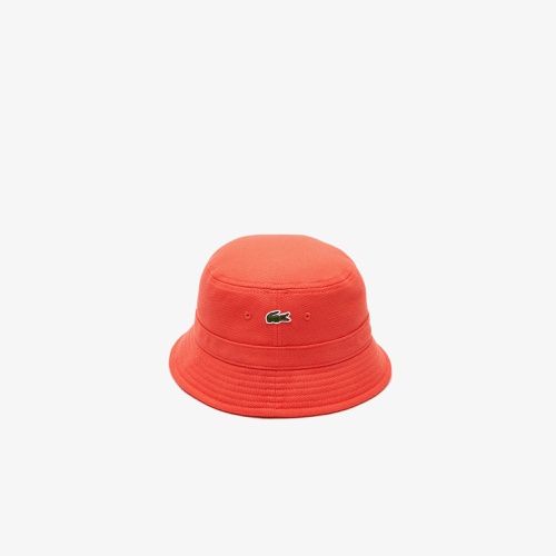 라코스테 Lacoste Unisex Organic Cotton Bucket Hat